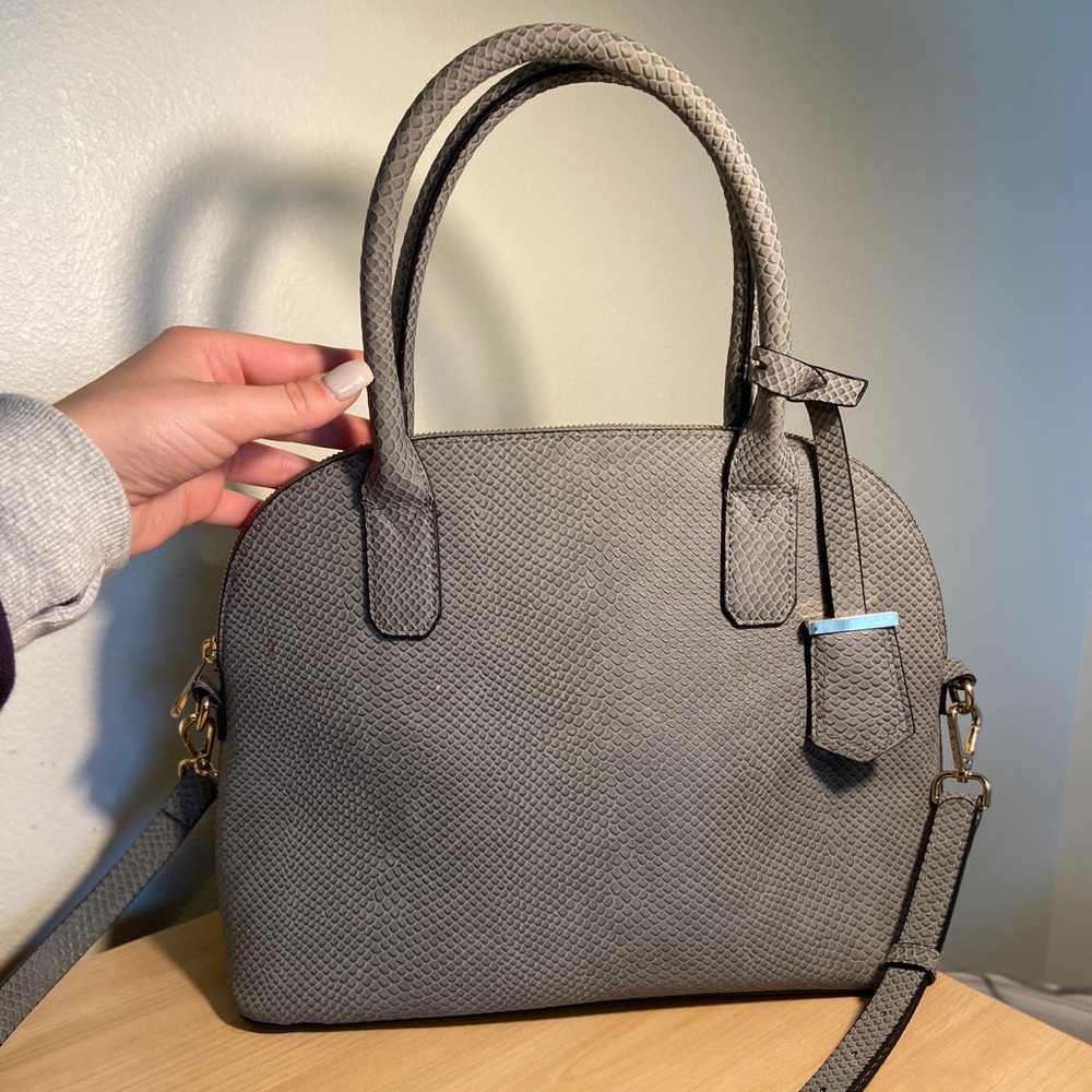 Snake Skin Patterned Handbag